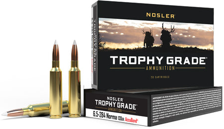 Nosler 60021 Trophy Grade Nosler AccuBond 130 Grain 6.5-284 Norma 2900 fps