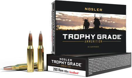 Nosler .260 Remington Trophy Grade 130gr AccuBond Ammo