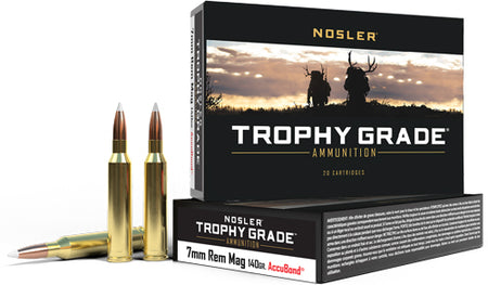 Nosler 7mm RUM Trophy Grade AccuBond 140gr PolyTip Ammo
