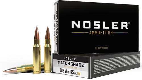 Nosler .308 Win Match Grade 175gr RDF HPBT Ammo