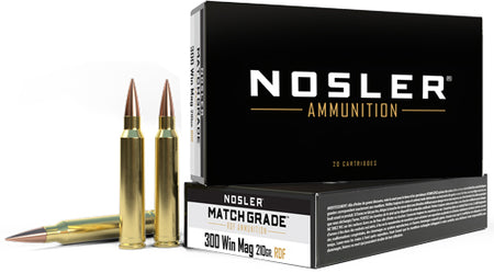 Nosler .300 Winchester Mag Match Grade 210gr JHP Ammo