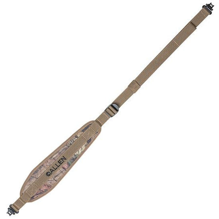 Allen Gunnison Neoprene Sling with Swivels Tan with Mossy Oak Camo