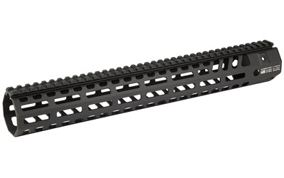 Angstadt Arms Suppressor Series Handguard, 14.8" Long, 1.7" Inner Diameter, M-LOK, Fits AR-15, Anodized Finish, Black AA015HGMSS