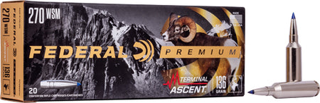 Federal .270 WSM Premium 136gr PolyTip Ammo