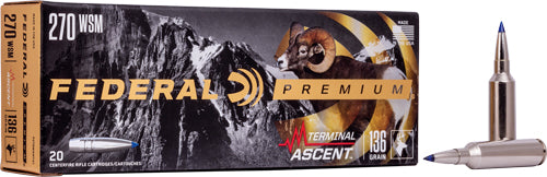 Federal .270 WSM Premium 136gr PolyTip Ammo
