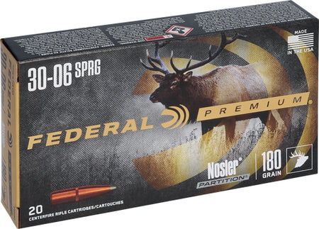 Federal .30-06 Springfield Premium 180gr JSP Ammo