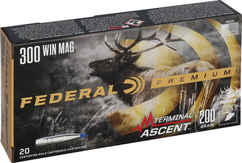 Federal .300 Win Mag 200gr Terminal Ascent Ammo