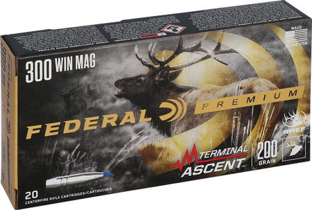 Federal .300 Win Mag 200gr Terminal Ascent Ammo