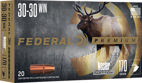 Federal .30-30 Winchester Premium 170gr JSP Ammo