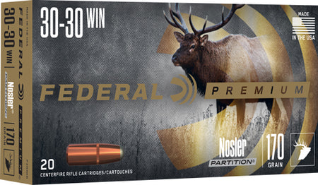 Federal .30-30 Winchester Premium 170gr JSP Ammo