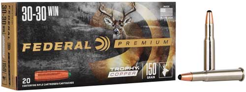 Federal .30-30 Winchester Vital-Shok Trophy Copper 150gr PolyTip Ammo