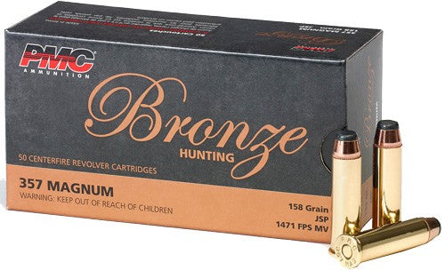 PMC .357 Mag Bronze 158gr JSP Ammo