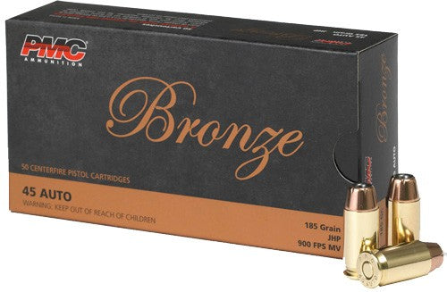 PMC .45 Auto Bronze 185gr JHP Ammo