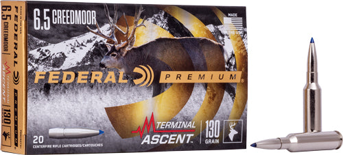 Federal 6.5mm Creedmoor 130gr Terminal Ascent Ammo