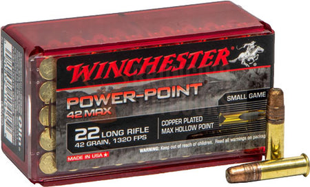 Winchester 42 Max .22 Long Rifle 42 Gr JHP