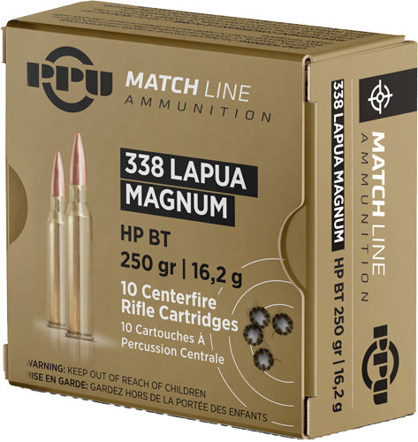 Prvi Partizan .338 Lapua Magnum Rifle 250gr BTHP Ammo