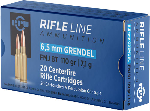PPU 6.5mm Grendel 120gr HPBT Ammo