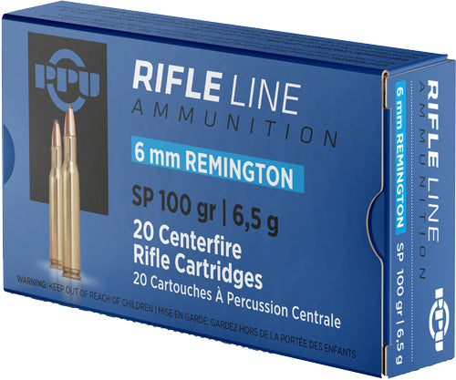 Prvi Partizan 6mm Remington Rifle 100gr JSP Ammo