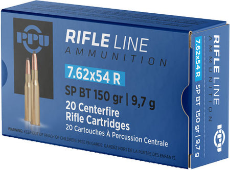 Prvi Partizan 7.62x54mmR Metric Rifle 150gr JSP Ammo