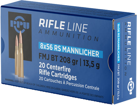 Prvi Partizan 8X56mmR Hungarian Rifle 208gr FMJ Ammo