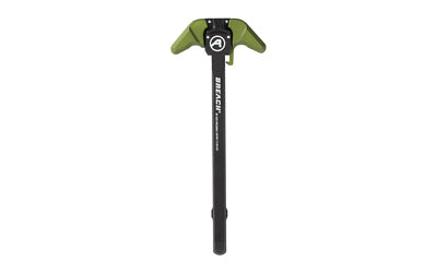 Aero Precision BREACH, AR-15 Charging Handle, Ambidextrous, Large Lever, Gas Deflection Shelf, Anodized Finish, Black and Olive Drab Green APRA700131C