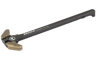 Aero Precision BREACH, AR-10 Charging Handle, Ambidextrous, Small Lever, Gas Deflection Shelf, Anodized Finish, Kodiak Brown APRA700340C