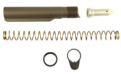 Aero Precision Enhanced Carbine Buffer Kit, Buffer Tube Complete Assembly, Anodized Finish, Kodiak Brown, Fits AR10 APRH101461C