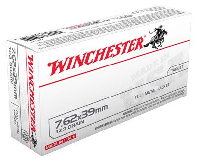 Winchester 7.62x39mm 123gr FMJ Ammo