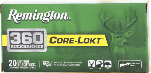 Remington .360 Buckhammer 200gr SP Core-Lokt Ammo