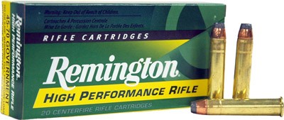 Remington .45-70 Gov High Performance 300gr SJHP Ammo