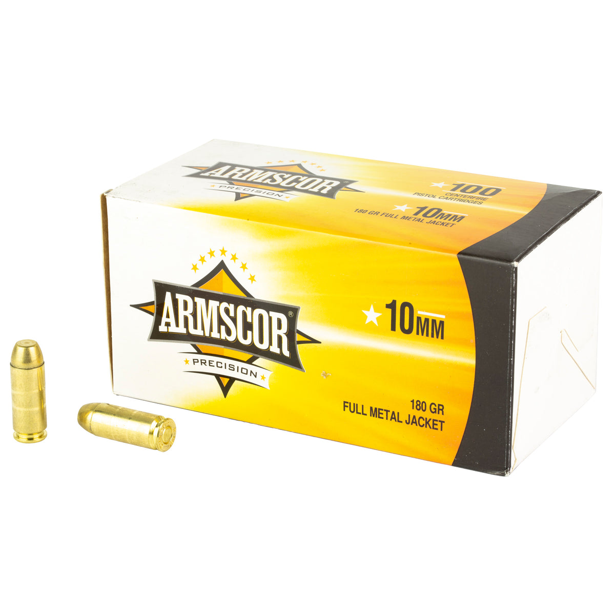 Armscor 10mm Auto 180gr FMJ Ammo - 100 Rounds