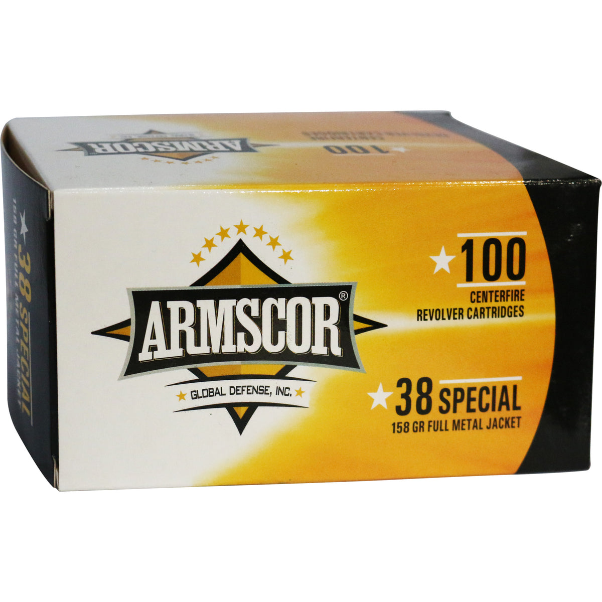 Armscor .38 Special 158gr FMJ Ammo - 100 Rounds