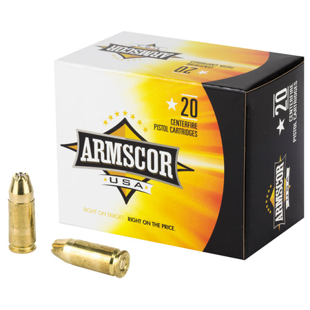 Armscor Defense 9mm 124gr JHP Ammo