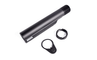 Armaspec Carbine Buffer Tube Kit, Includes End Plate and Castle Nut, AR-15, Anodized Finish, Black ARM621-C