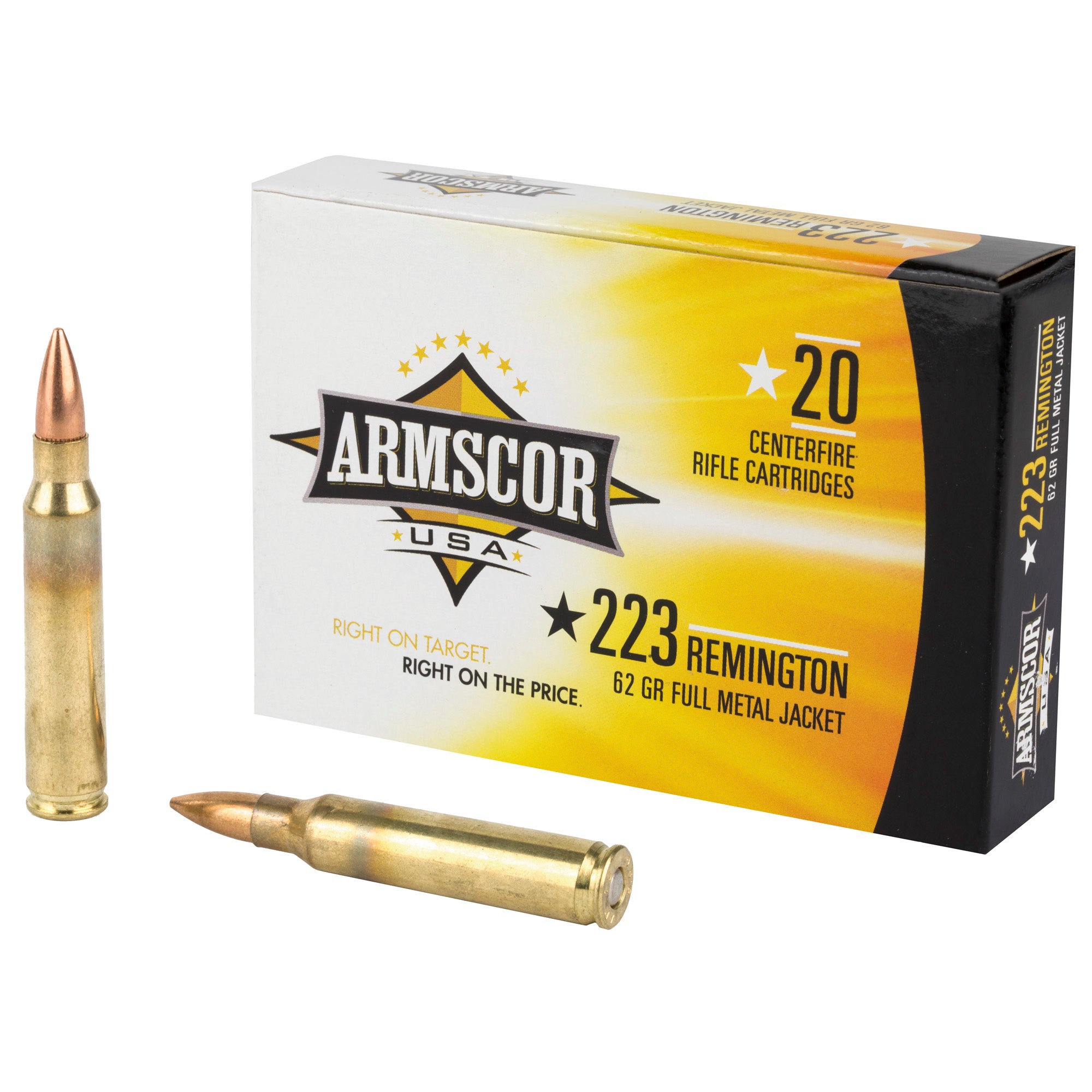 Armscor .223 Remington 62gr FMJ Ammo