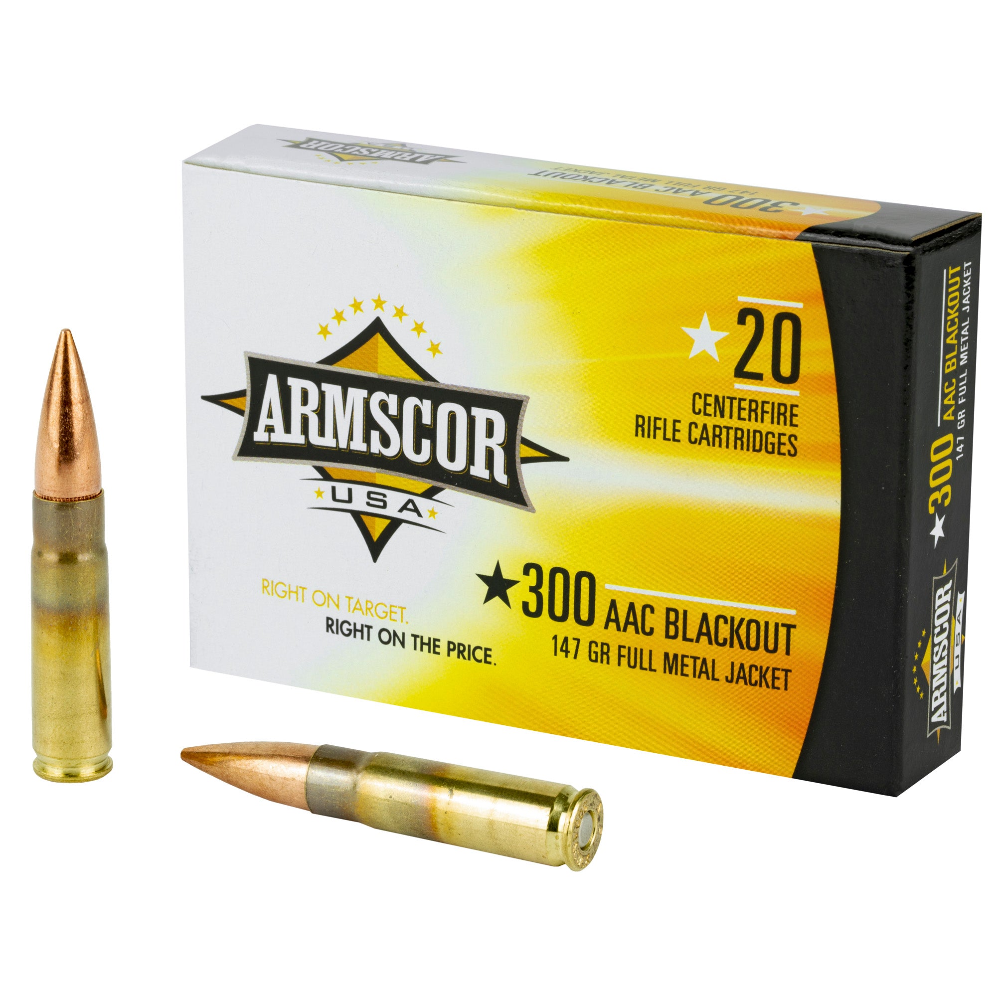 Armscor 300 Blackout 147gr FMJ Ammo