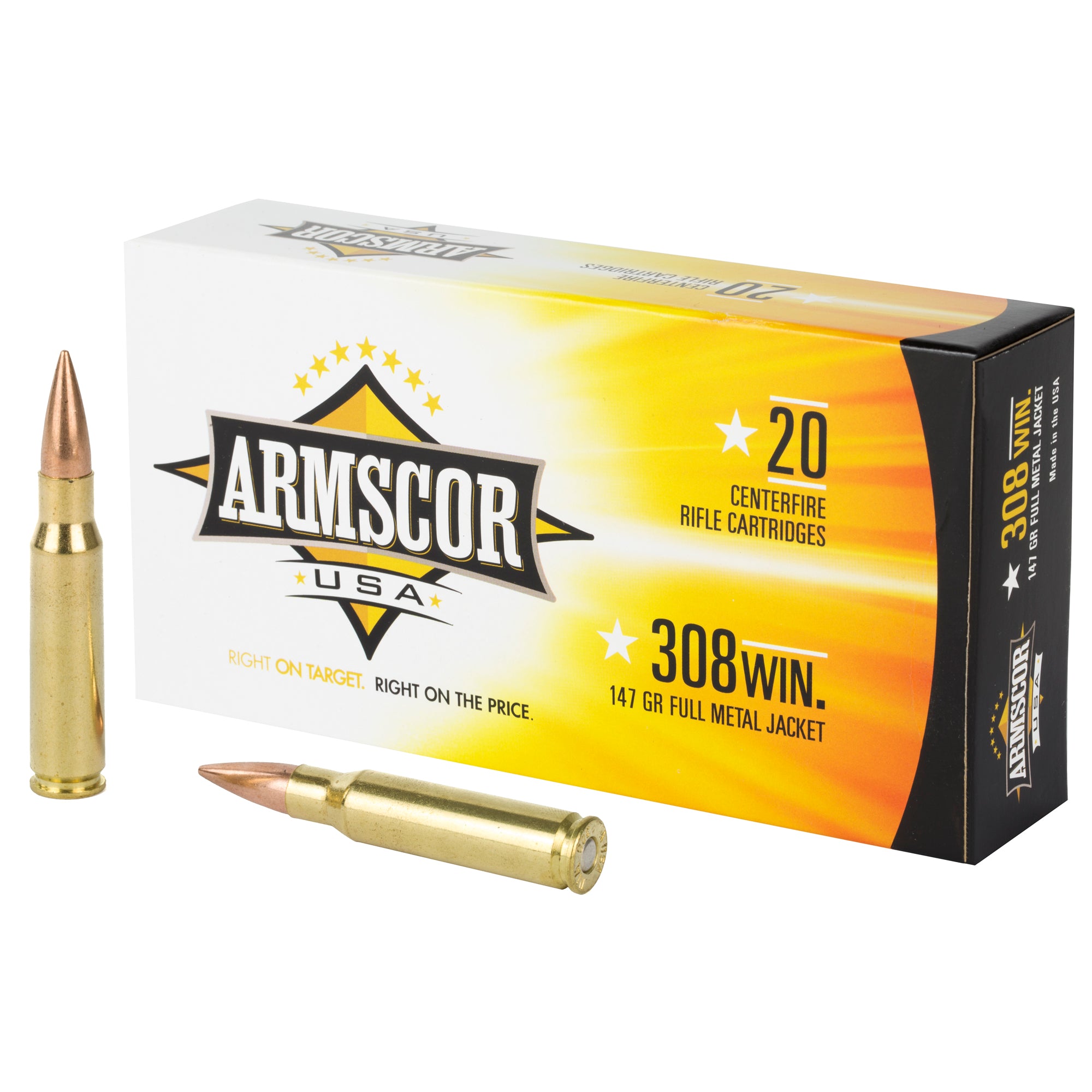 Armscor .308 Win / 7.62x51mm Competition 147gr FMJ Ammo