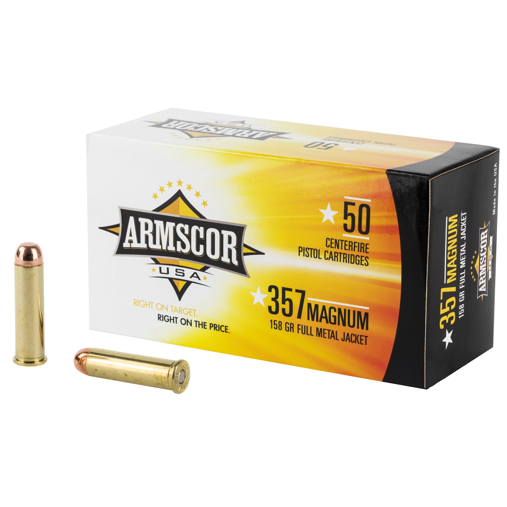 Armscor .357 Magnum Competition 158gr FMJ Ammo