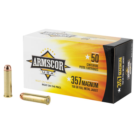 Armscor .357 Magnum Competition 158gr FMJ Ammo