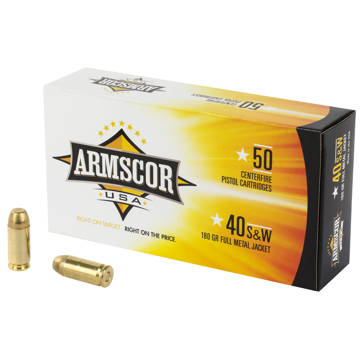 Armscor .40 S&W 180gr FMJ Ammo