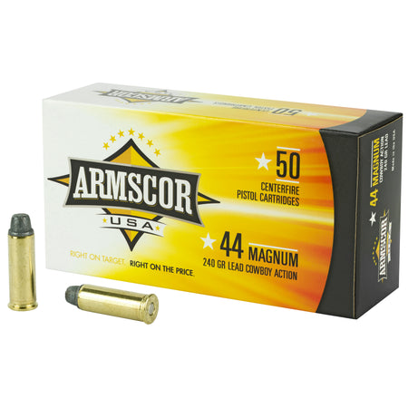 Armscor .44 Magnum Competition 240gr SWC Ammo
