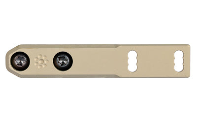 Arisaka Defense Light Mount, For SureFire Scout Light Weapon Lights, Fits MLOK, Anodized Finish, Tan ISM-M-TN