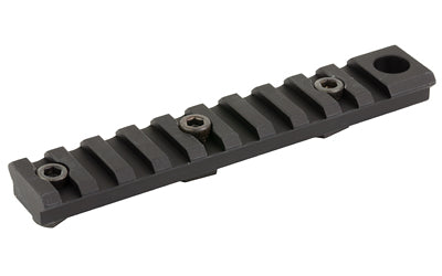 Arisaka Defense Rail Slider, Picatinny Rail M-Lok, 3 Slot, Fits M-LOK, Integrated QD Mount, Anodized Finish, Black RS-RAIL-3M