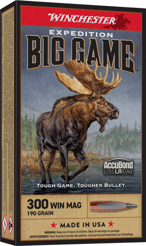 Winchester .300 Win Mag Expedition Big Game 190gr AccuBond LR Ammo