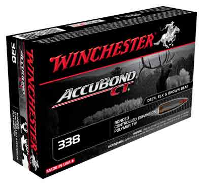 Winchester .338 Lapua Magnum Expedition Big Game 300gr AccuBond CT Ammo
