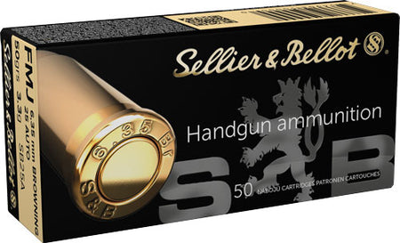Sellier & Bellot .25 ACP 50gr FMJ Ammo