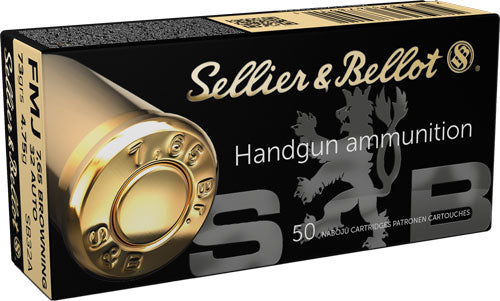 Sellier & Bellot .32 ACP 73gr FMJ Ammo