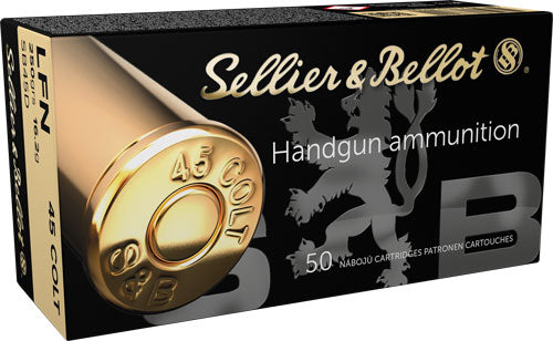 Sellier & Bellot (S&B) SB45D  Lead Flat Nose 250 Grain .45 Long Colt 709 fps