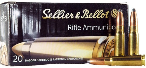 Sellier and Bellot 7.62x39mm Rifle 124gr JSP Ammo