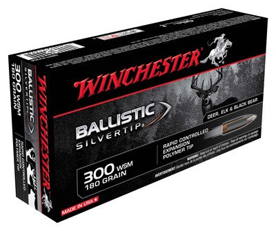 Winchester .300 WSM Ballistic Silvertip 180gr PolyTip Ammo